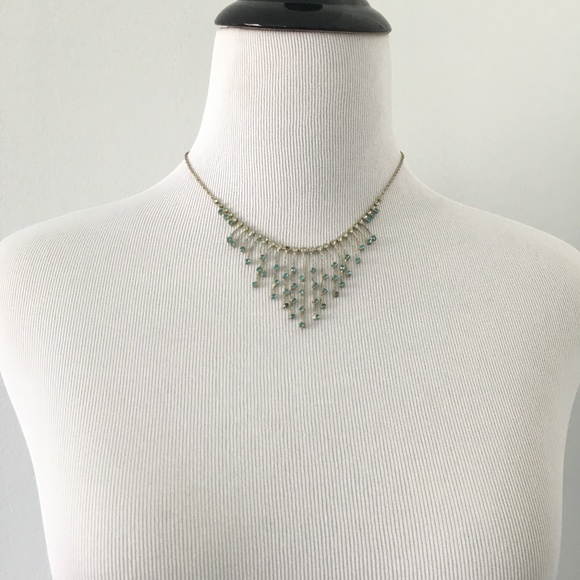 Anthropologie Jewelry - Anthropologie Blue Cascade Necklace